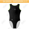 Leotard EKI 01S_D Noir / Citron Vert