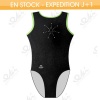 GYMWAY Justaucorps EKI 01S_E Noir / Citron Vert