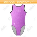 Leotard EKI 01S_J Raisin Fuchsia / Noir