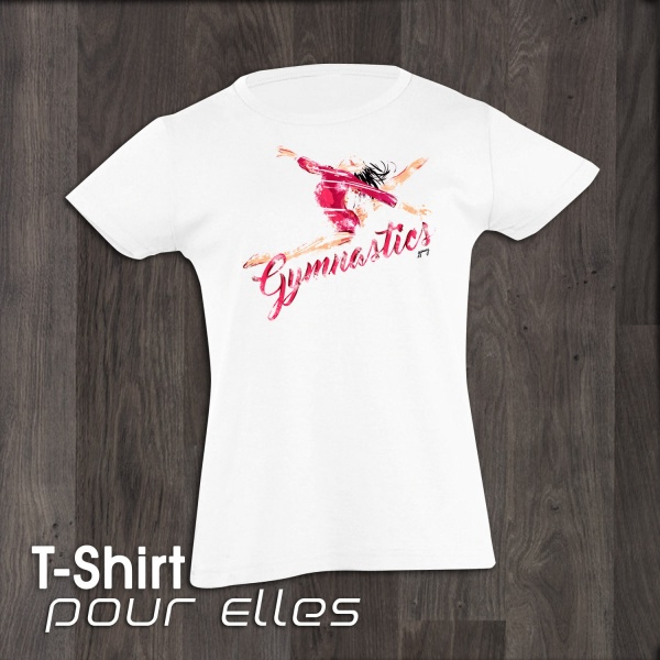 T-Shirt SPLIT - gymnastique GYMWAY