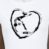 T-Shirt GYM HEART B&W