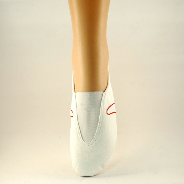 Kunstturnschuh IWA / weiß-roten