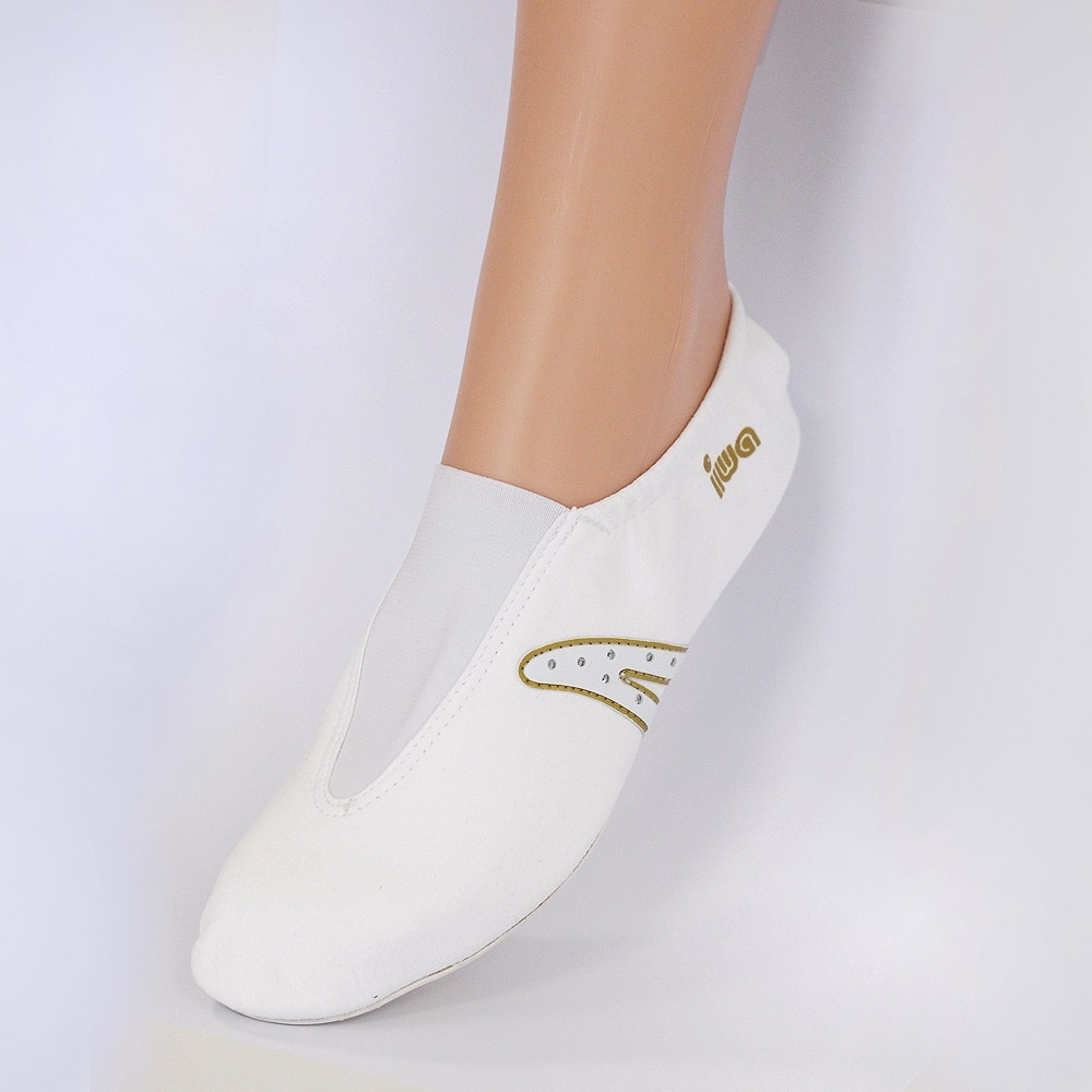 Chaussures de ballet respirantes et antidérapantes taille 24-40 Siegertreppchen® Chaussons de gymnastique à motif floral rose Chaussures de gymnastique pour filles et garçons 