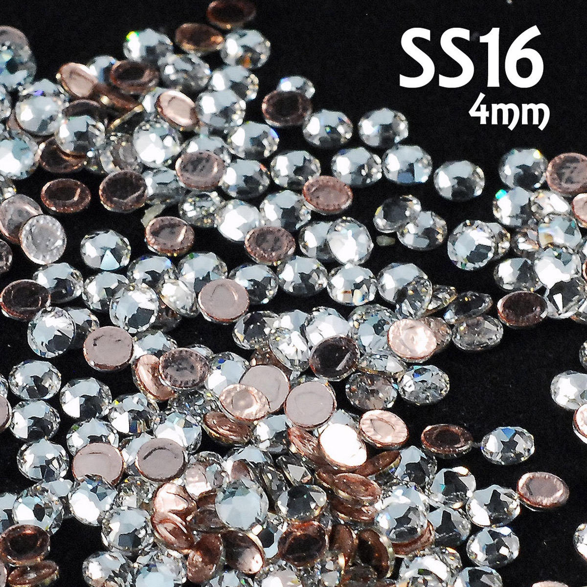 12200 strass hotfix de vidro termo 2 3 4 5 6mm cor cristal | Compre