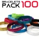 Pack 100 Bracelets EKI - avec Texte