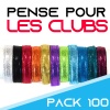 100 Bracelets EKI - Pack GYMNASTE - sans anneau