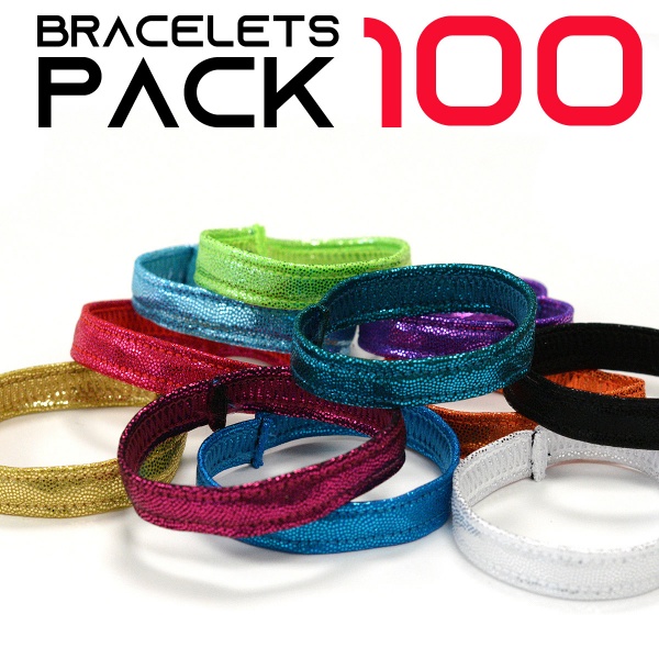 100 Bracelets EKI - Pack GYMNASTE - sans anneau