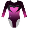 GYMWAY Justaucorps EKI manches 3/4 - 134M_A - Taille : 12-14 ans