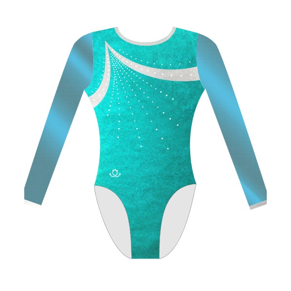 GYMWAY Justaucorps EKI manches longues - 85M_A  - Taille : 12-14 ans