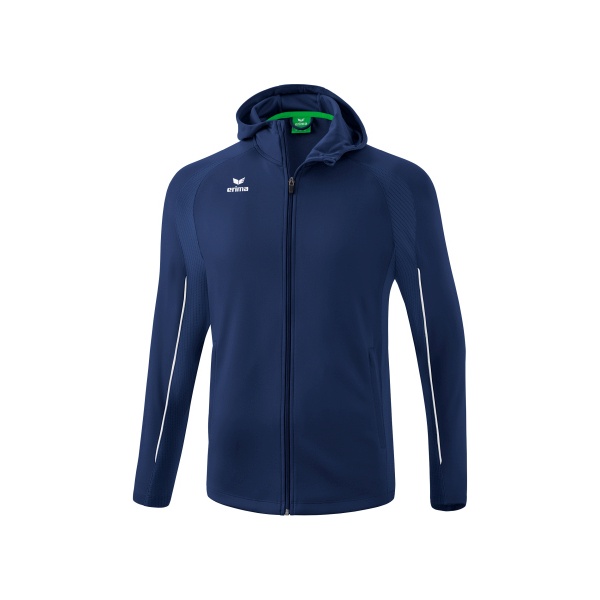 GYMWAY Veste d'entraînement LIGA STAR avec capuche - new navy/blanc - Adultes/ Enfants