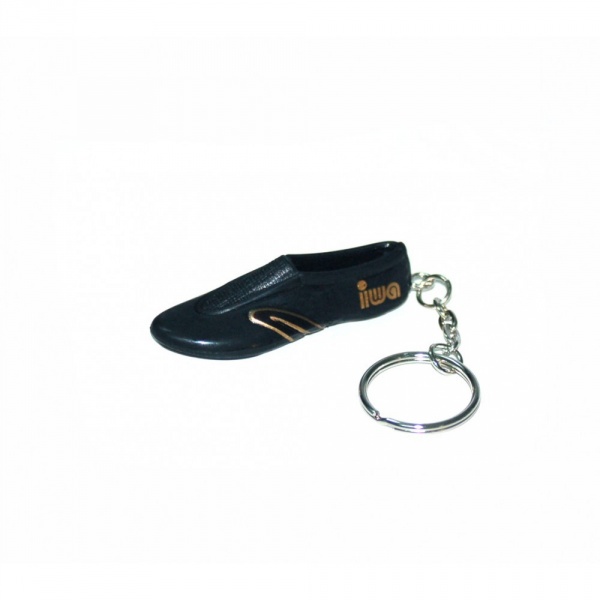 GYMWAY Porte Clefs - Chausson IWA Noir/Or