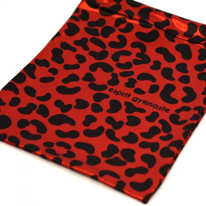 EKI BAG - SAC A MANIQUES LEOPARD ROUGE