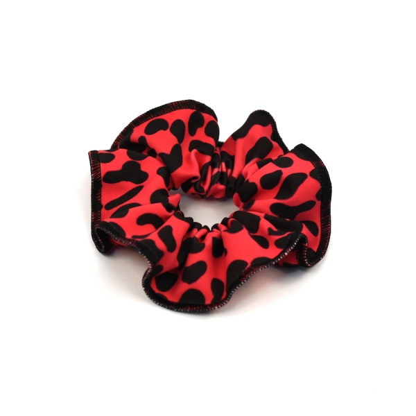 Chouchou Mat Leopard Framboise