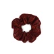 Chouchou voile bordeaux scintillant