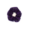 Chouchou voile aubergine scintillant