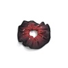 Chouchou Mat Rad Strass  Bordeaux noir