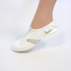 Kunstturnschuh IWA / weiß-gold